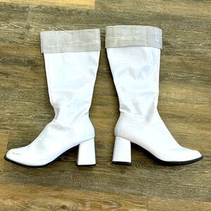 White Go Go boots Halloween